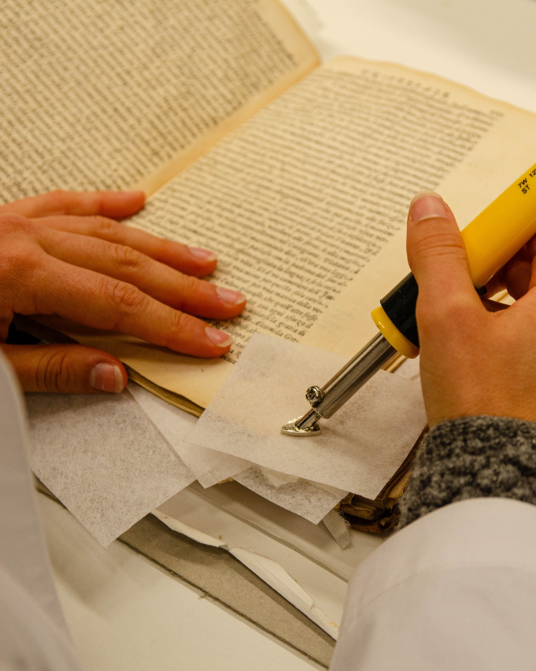 Preventive preservation and digital restoration for works on paper