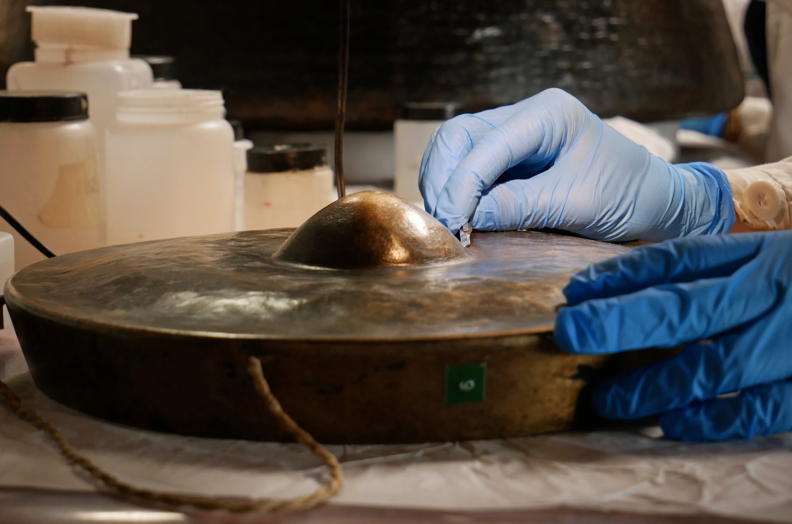 7. Percussion musical instruments Gamelan, Museum of Anthropology and Ethnography (MAET), University of Turin, ©Centro Conservazione Restauro ‘La Venaria Reale’