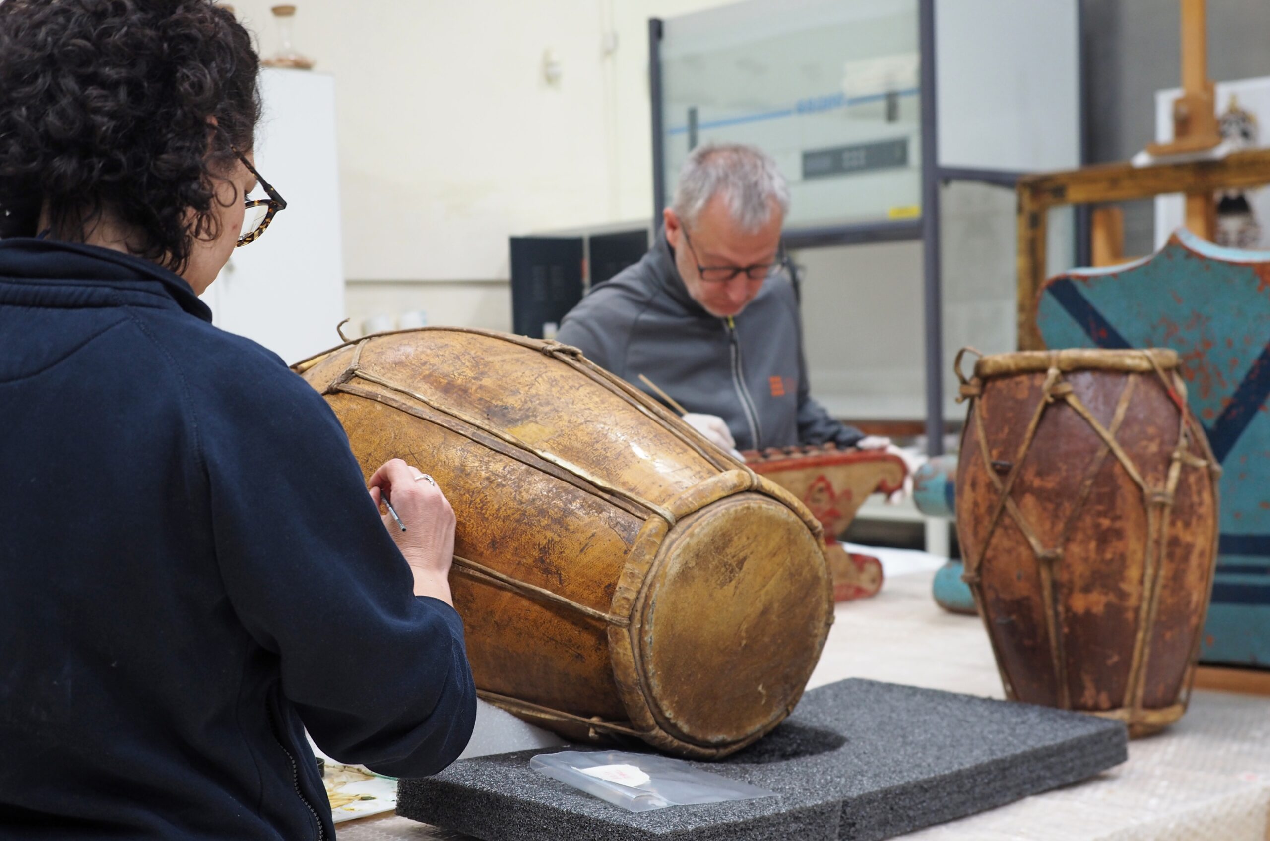 6. Percussion musical instruments Gamelan, Museum of Anthropology and Ethnography (MAET), University of Turin, ©Centro Conservazione Restauro ‘La Venaria Reale’